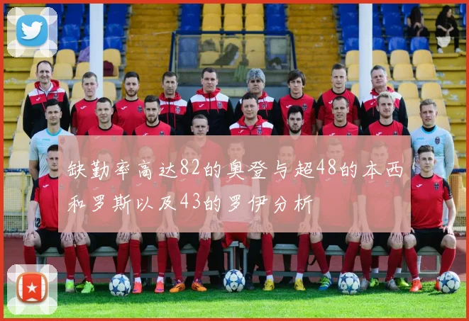 缺勤率高达82的奥登与超48的本西和罗斯以及43的罗伊分析